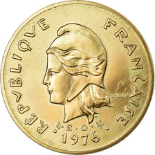 Coin, French Polynesia, 100 Francs, 1976, Paris, ESSAI, MS(60-62)