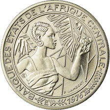 Coin, Central African States, 500 Francs, 1976, Paris, ESSAI, MS(63), Nickel