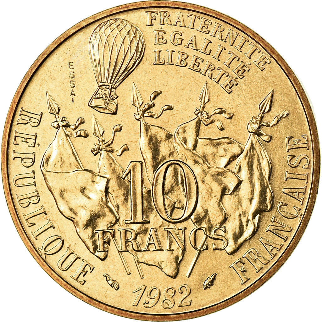 Monnaie, France, Gambetta, 10 Francs, 1982, ESSAI, SPL, Copper-nickel