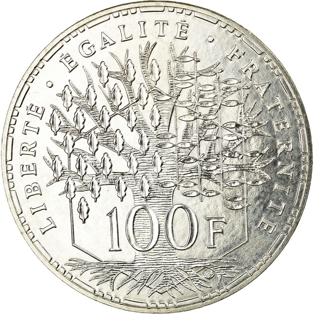 Coin, France, Panthéon, 100 Francs, 1982, Pessac, ESSAI, MS(63), Silver