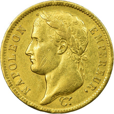Moneta, Francja, Napoléon I, 40 Francs, 1812, Paris, EF(40-45), Złoto