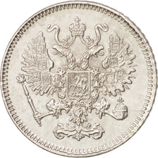 Monnaie, Russie, Alexander II, 10 Kopeks, 1861, St. Petersburg, SUP+, Argent