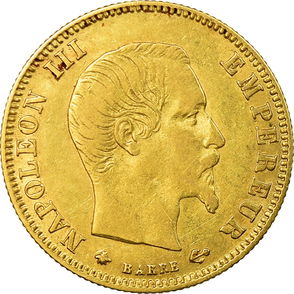 Coin, France, Napoleon III, 5 Francs, 1859, Strasbourg, KM 787.2
