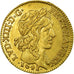 Moeda, França, Louis XIII, 1/2 Louis d'or, 1641, Paris, KM 101