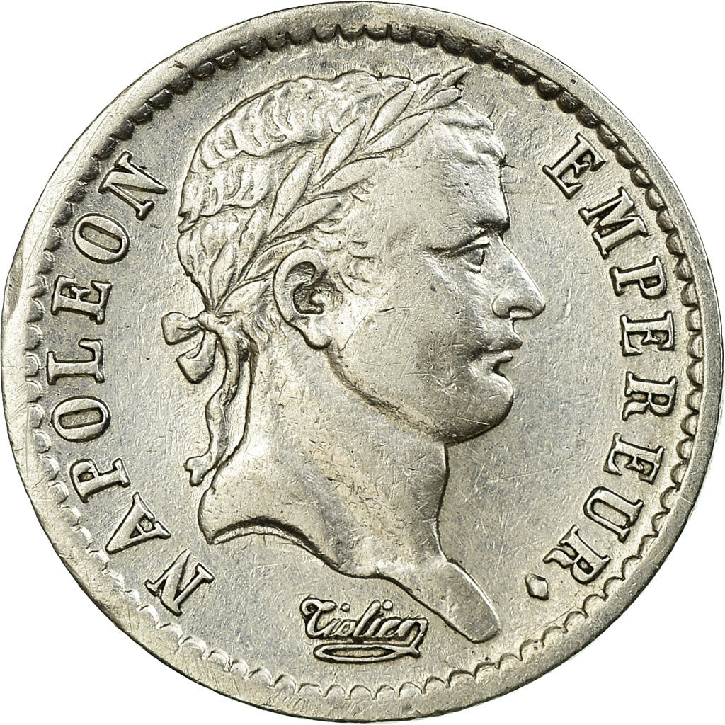 Moneta, Francja, Napoléon I, 1/2 Franc, 1811, Rouen, EF(40-45), Srebro
