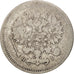 Russia, Alexander II, 10 Kopeks, 1871, St. Petersburg, Silver, KM:20a.2
