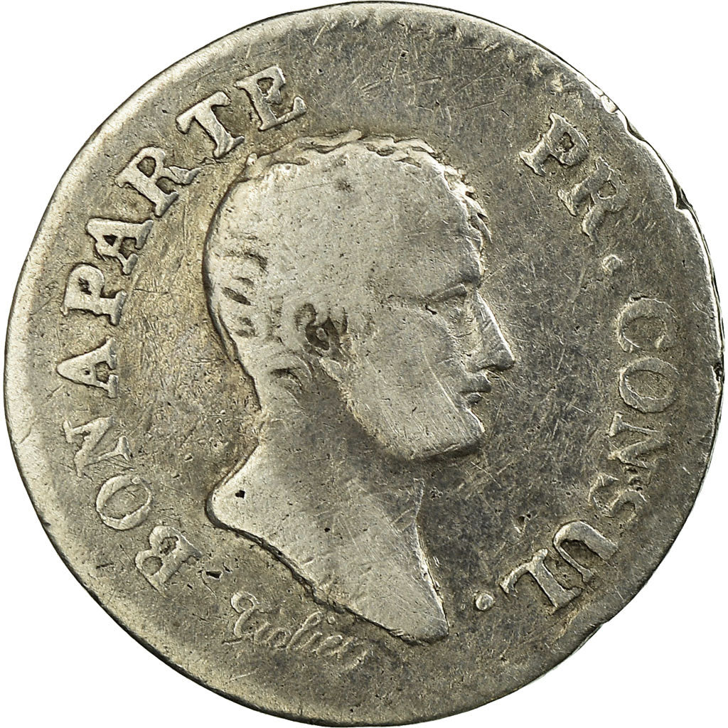 Münze, Frankreich, Napoléon I, 1/4 Franc, An 12, Paris, S, Silber, KM:653.1