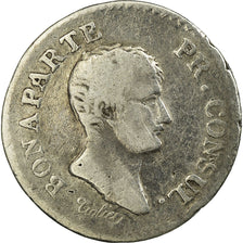 Münze, Frankreich, Napoléon I, 1/4 Franc, An 12, Paris, S, Silber, KM:653.1