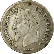 Münze, Frankreich, Napoleon III, Napoléon III, 20 Centimes, 1866, Strasbourg