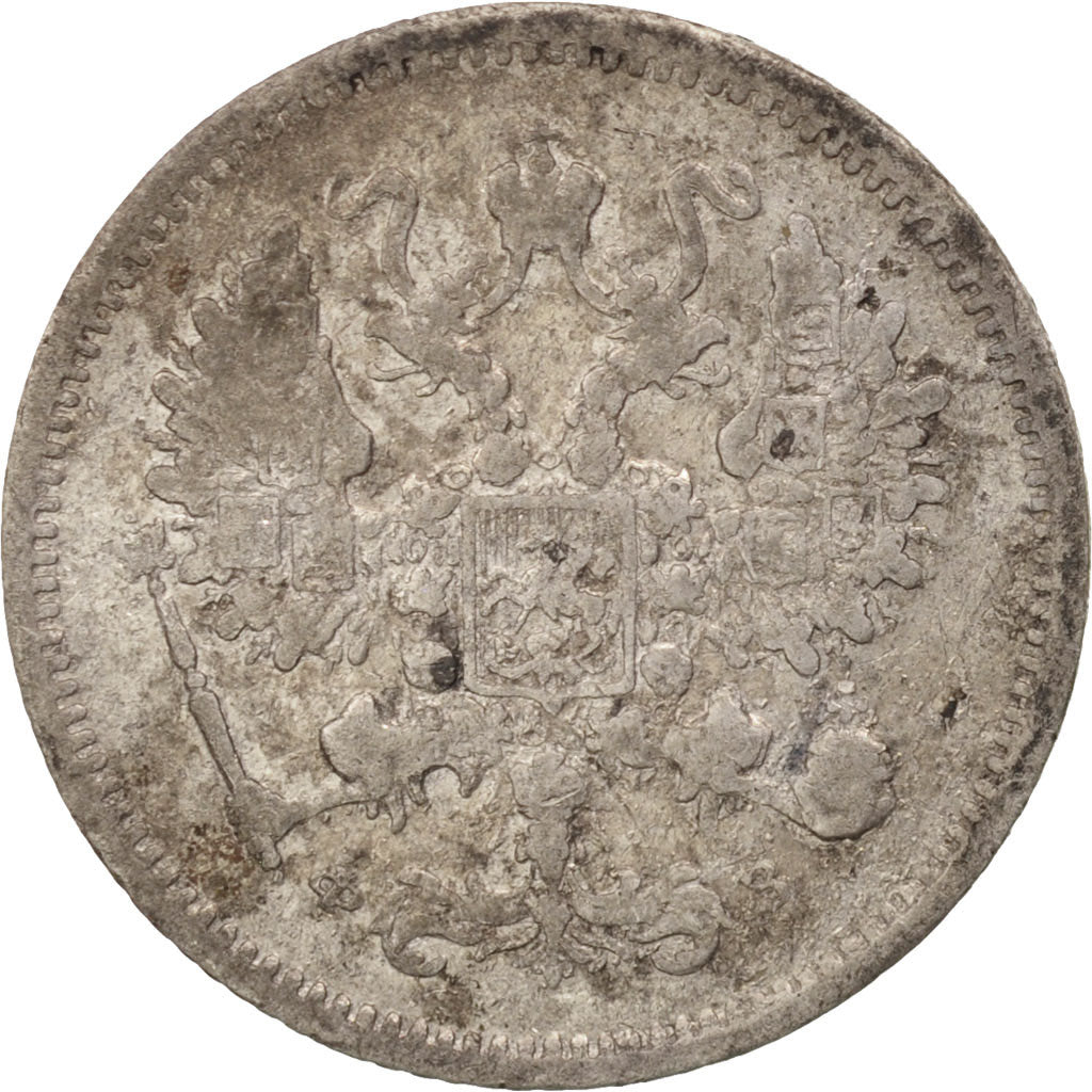 Russia, Nicholas II, 10 Kopeks, 1901, St. Petersburg, Silver, KM:20a.2