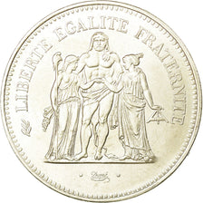 Coin, France, Hercule, 50 Francs, 1980, Paris, MS(60-62), Silver, KM:941.1