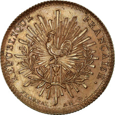 Moneta, Francja, Paix Franco-Russe, 2 Francs, 1801, MS(60-62), Miedź