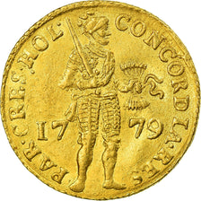 Coin, Netherlands, HOLLAND, Ducat, 1779, AU(55-58), Gold, KM:12.3