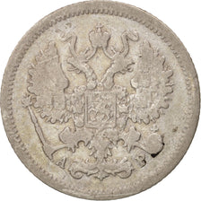 Russia, Nicholas II, 10 Kopeks, 1904, St. Petersburg, Silver, KM:20a.2