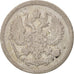 Russia, Nicholas II, 10 Kopeks, 1904, St. Petersburg, Silver, KM:20a.2