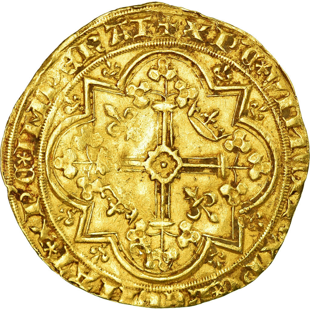 Coin, France, Charles V, Franc à pied, EF(40-45), Gold, Duplessy:360