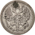 Russia, Nicholas II, 10 Kopeks, 1905, St. Petersburg, Silver, KM:20a.2