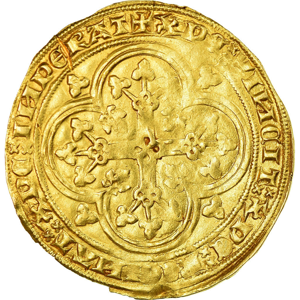 Coin, France, Philippe VI, Ecu d'or à la chaise, Ecu d'or, EF(40-45), Gold