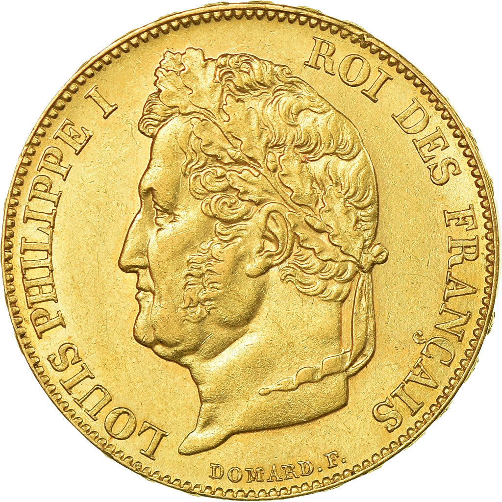 Münze, Frankreich, Louis-Philippe, 20 Francs, 1848, Paris, VZ, Gold, KM:750.1