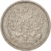 Moneda, Rusia, Nicholas II, 10 Kopeks, 1906, St. Petersburg, MBC, Plata