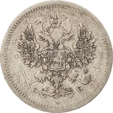 Russia, Nicholas II, 10 Kopeks, 1907, St. Petersburg, Silver, KM:20a.2