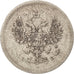 Russia, Nicholas II, 10 Kopeks, 1907, St. Petersburg, Silver, KM:20a.2