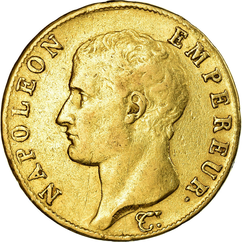 Monnaie, France, Napoléon I, 40 Francs, 1806, Torino, TTB, Or, Gadoury:1082