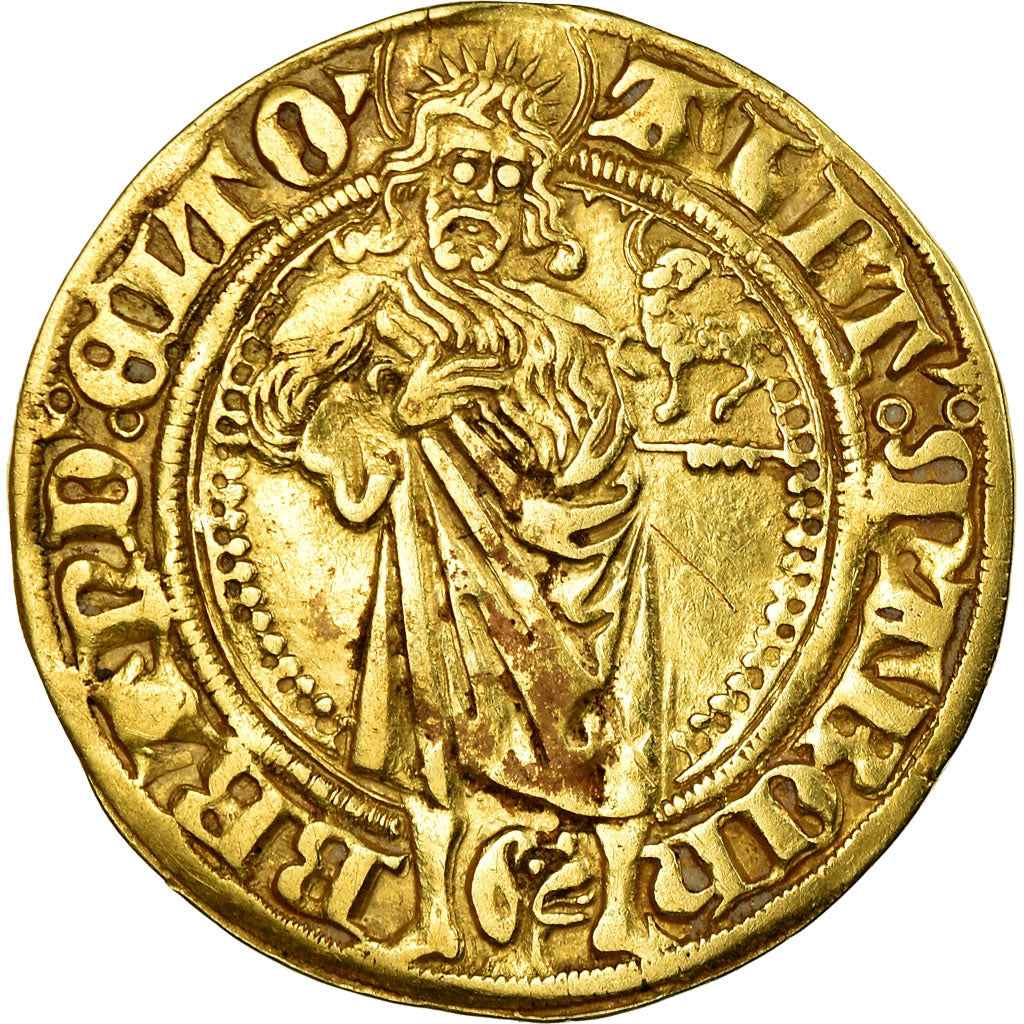 Coin, German States, BRANDENBURG-FRANCONIA, Albrecht Achilles, Goldgulden