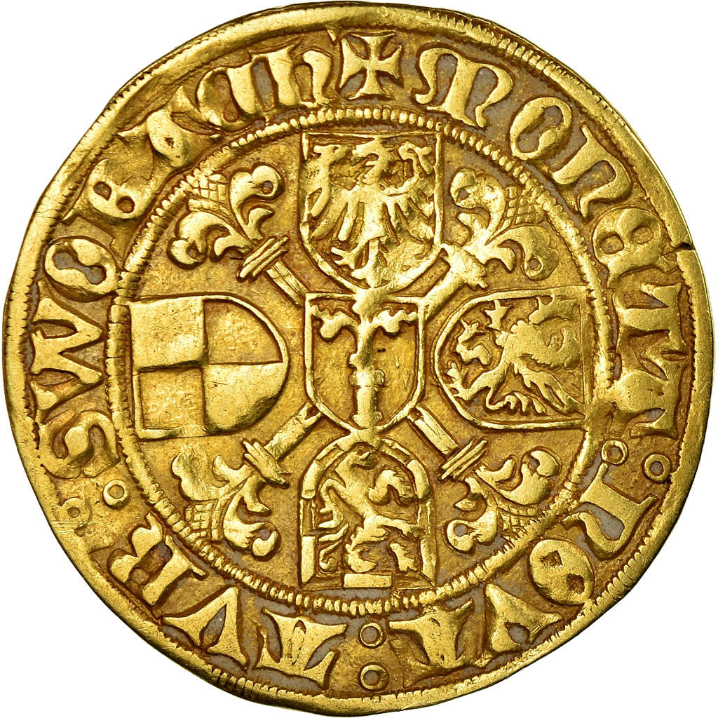 Coin, German States, BRANDENBURG-FRANCONIA, Albrecht Achilles, Goldgulden