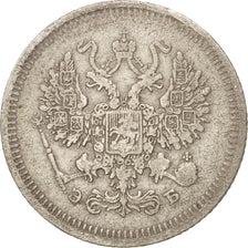 Russie, Nicolas II, 10 Kopeks, 1908, St. Petersburg, Silver, KM:20a.2