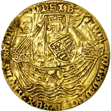 Monnaie, Grande-Bretagne, Edward IV, Noble d'or à la Rose, Londres, TB+, Or