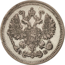 Coin, Russia, Nicholas II, 10 Kopeks, 1909, St. Petersburg, EF(40-45), Silver