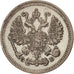 Coin, Russia, Nicholas II, 10 Kopeks, 1909, St. Petersburg, EF(40-45), Silver
