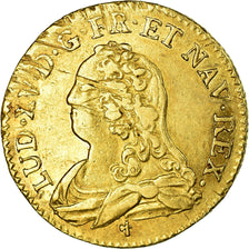 Coin, France, Louis XV, Louis d'or aux lunettes, Louis d'Or, 1732, Orléans