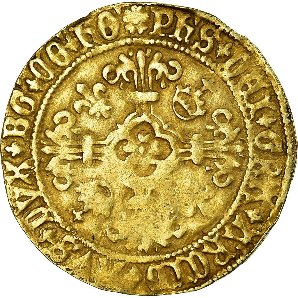 Moneda, Países Bajos, HOLLAND, Philippe le Beau, Florin D'or, Dordrecht, BC+