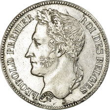 Moneda, Bélgica, Leopold I, 2 Francs, 1835, MBC+, Plata