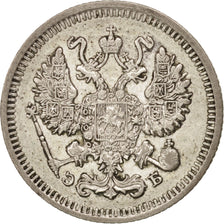 Munten, Rusland, Nicholas II, 10 Kopeks, 1911, St. Petersburg, ZF+, Zilver