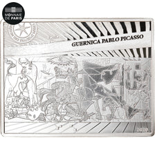 France, 10 Euro, 2020, PICASSO GUERNICA, FDC, Argent