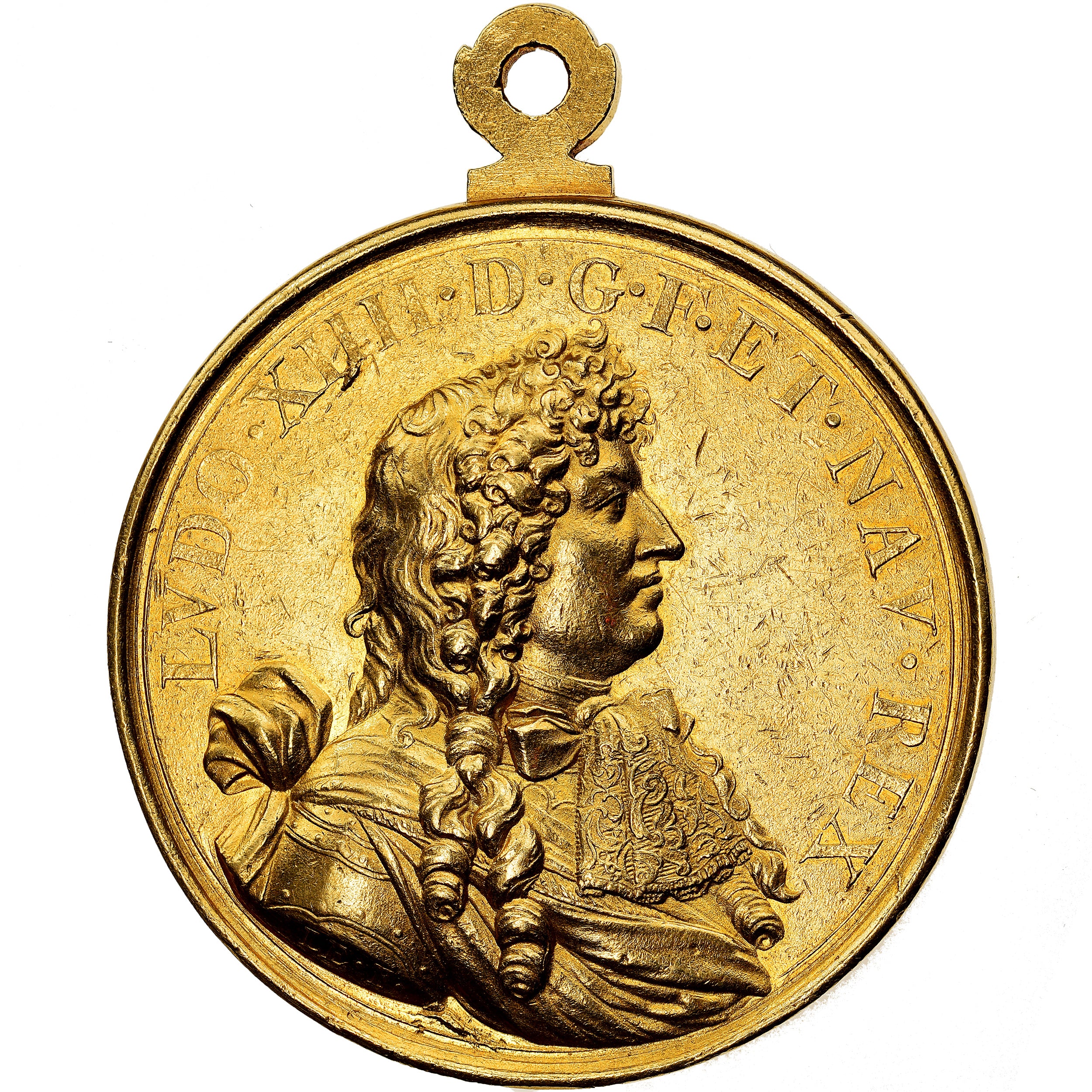 France, Médaille, LOUIS XIV - MEDAILLE OR DE NIMÈGUE, SUP, Or
