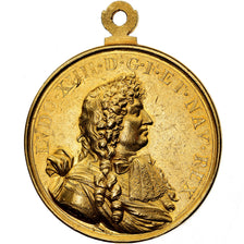 France, Médaille, LOUIS XIV - MEDAILLE OR DE NIMÈGUE, SUP, Or