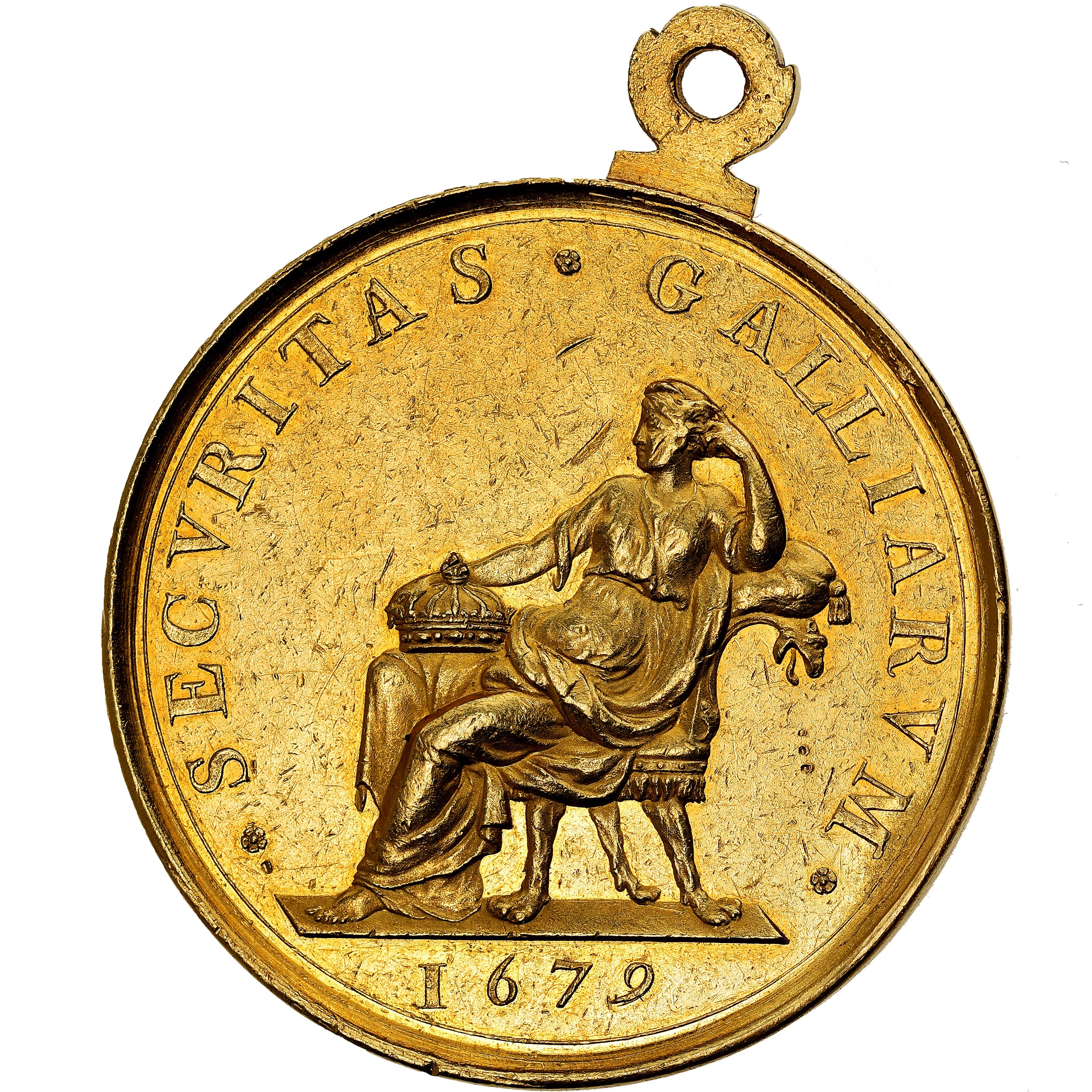 France, Médaille, LOUIS XIV - MEDAILLE OR DE NIMÈGUE, SUP, Or