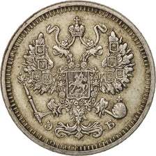 Russia, Nicholas II, 10 Kopeks, 1912, St. Petersburg, Silver, KM:20a.2