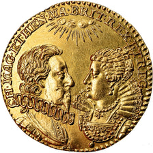 France, Jeton, MARIAGE CHARLES IER ET HENRIETTE DE LORRAINE, 1625, AU(55-58)