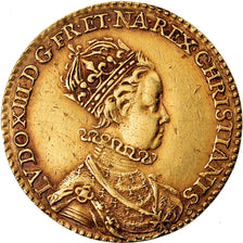 França, Jeton, SACRE DE LOUIS XIII, 1610, AU(55-58), Dourado