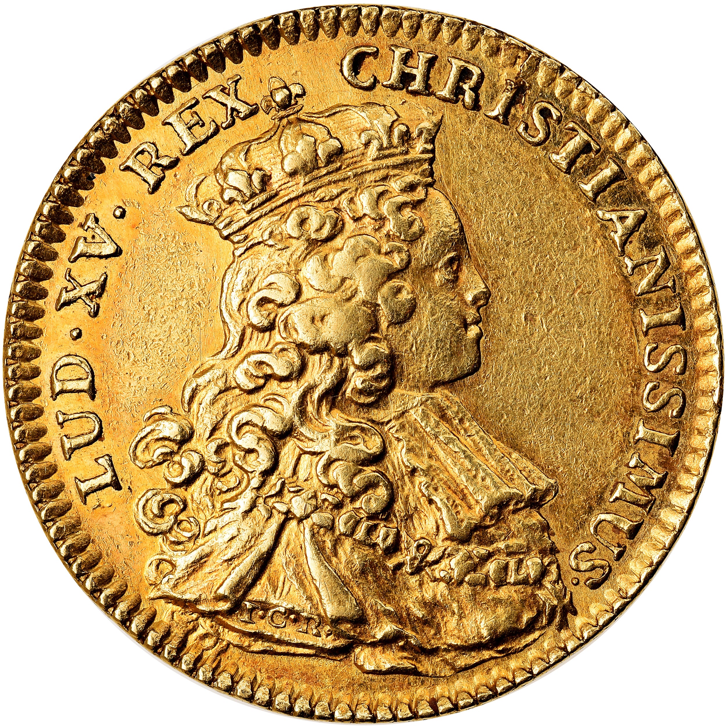 France, Jeton, SACRE DE LOUIS XV, 1722, AU(55-58), Gold