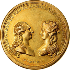 France, Médaille, LOUIS XVI NAISSANCE DU DAUPHIN, 1781, SUP, Or