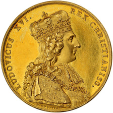 France, Medal, SACRE DE LOUIS XVI, 1775, AU(55-58), Gold