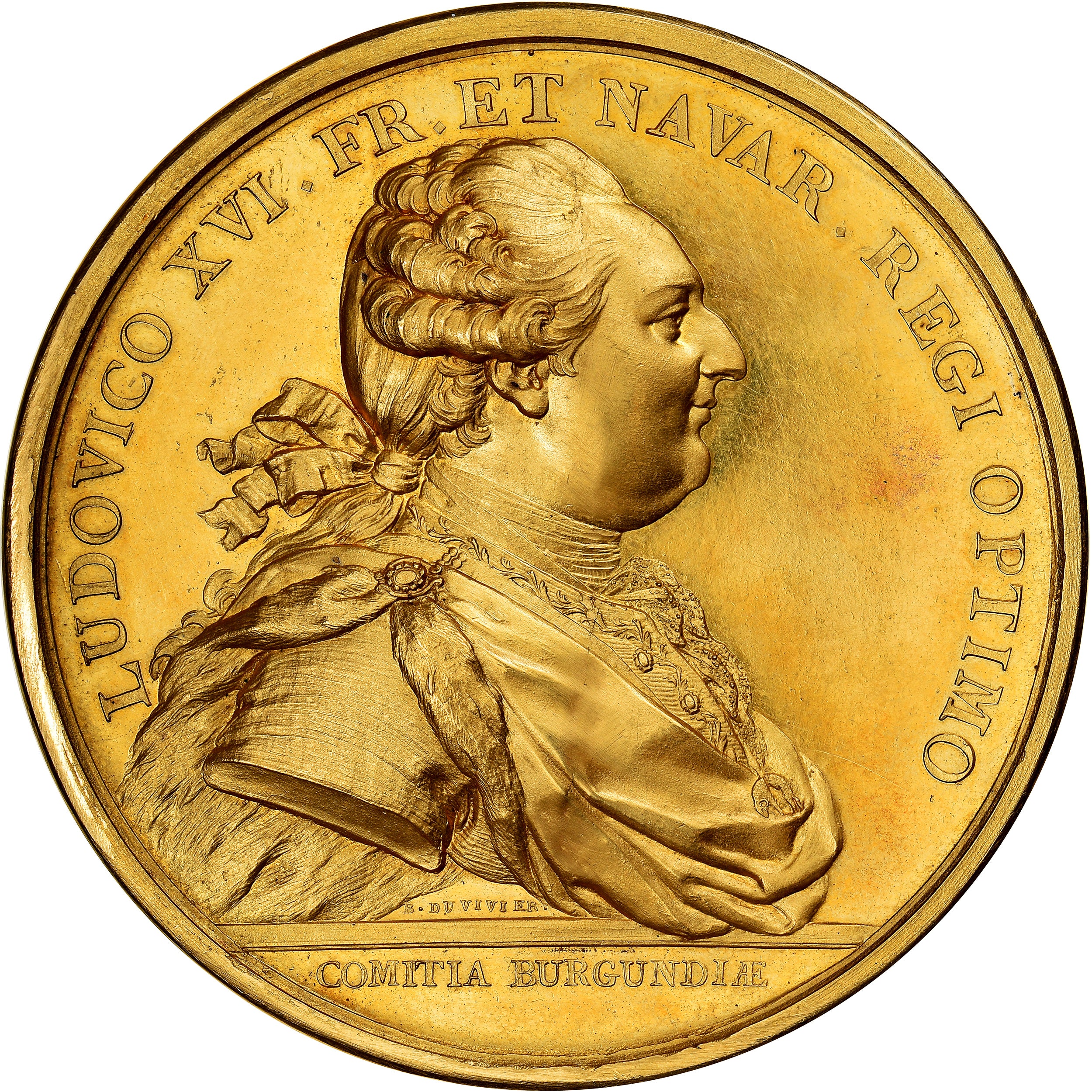 Frankreich, Medaille, LOUIS XVI MEDAILLE 1783, 1783, VZ, Gold
