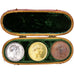 France, Medal, An XIII, NAPOLEON IER - COFFRET DE 3 MEDAILLES, AU(55-58)