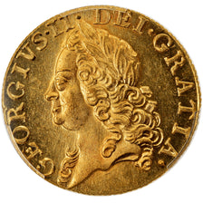 Coin, Great Britain, George II, Guinea, 1759, PCGS, MS64, MS(64), Gold, KM:588